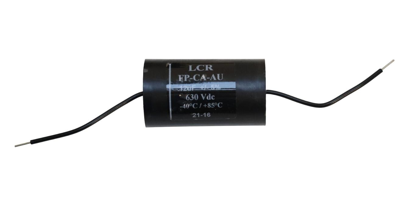 Lcr Components Fp-Ca-12-Au Cap, 12Îf, 630V, 5%, Pp, Panel