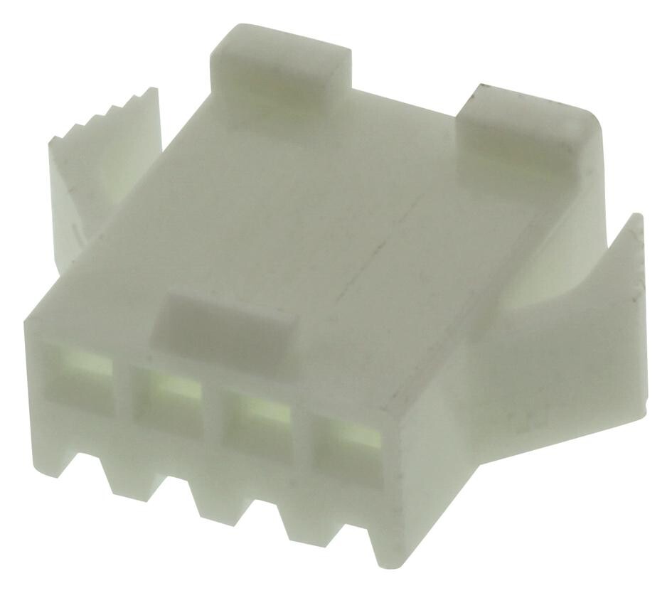Jst / Japan Solderless Terminals Smp-04V-Nc Connector Housing, Plug, 4 Way, Plastic