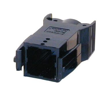 Anderson Power Products 1460G1 Plug Shell W/latch, 180Deg, 2-4P, Black