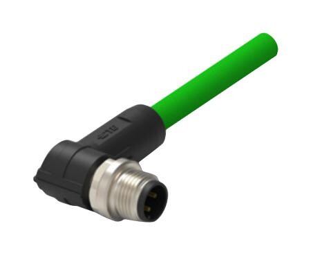 Te Connectivity Tad14245101-002 Sensor Cord, 4P M12 Plug-Free End, 3.3'