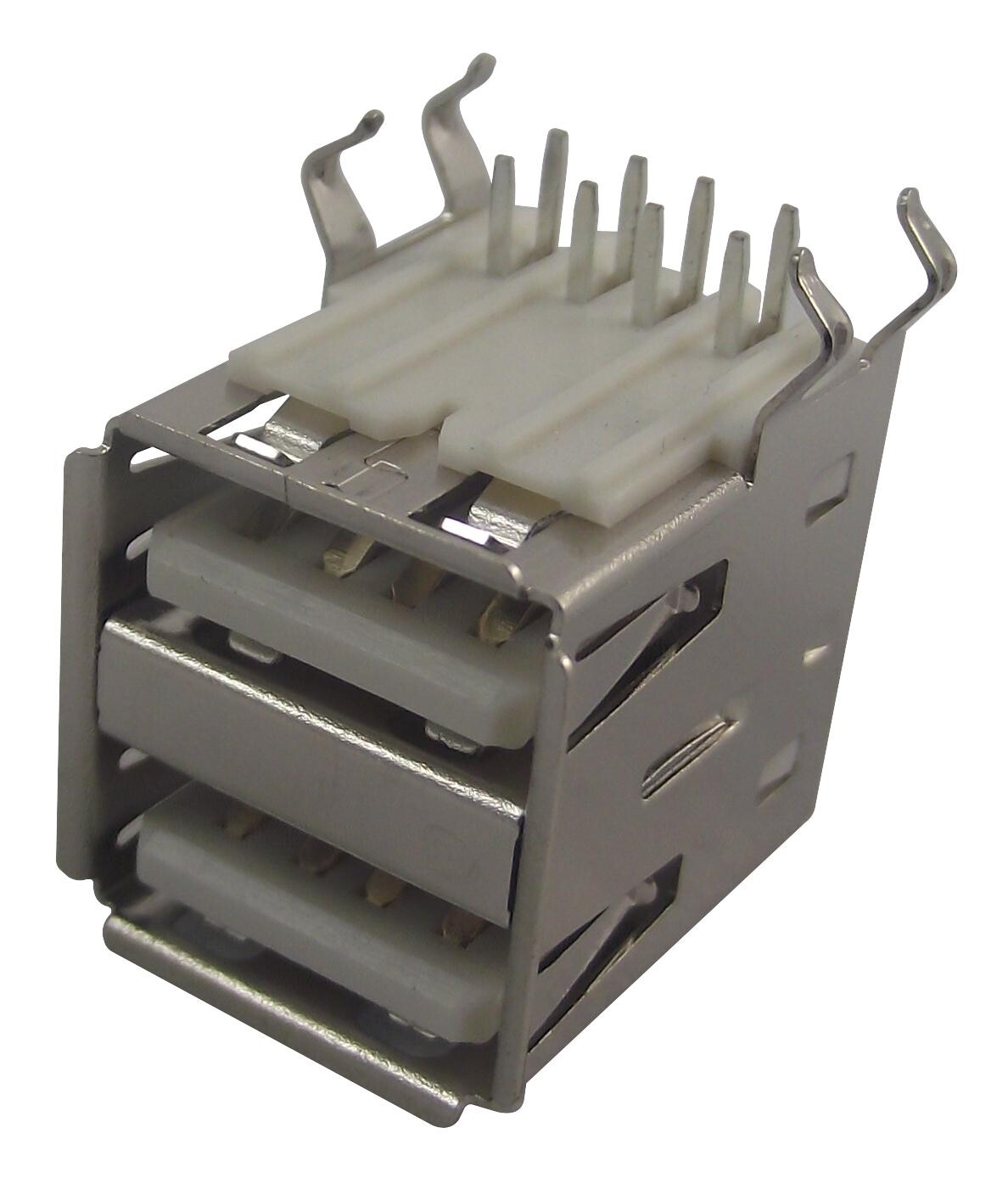 Wurth Elektronik 61400826021 Usb Stacked, 2.0 Type A, 2Port, Vertical