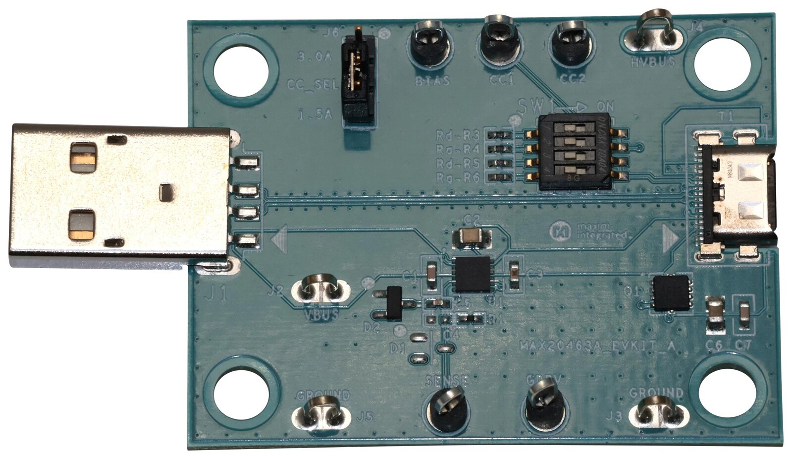 Analog Devices Max20463Aevkit# Eval Kit, Usb Type-A To C Port Converter