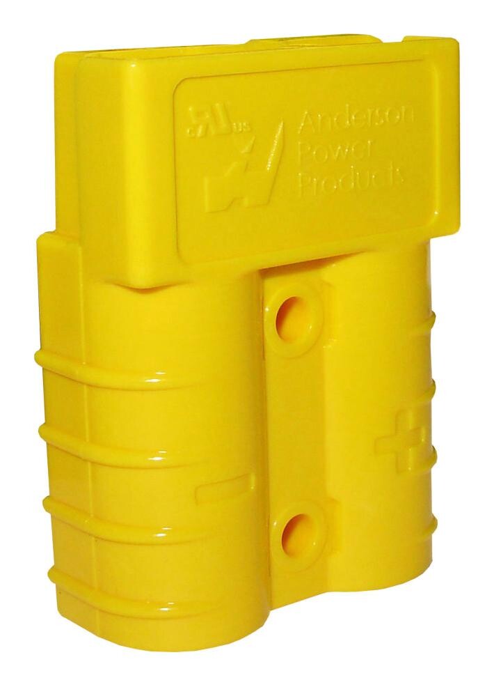 Anderson Power Products 992G5 Connector Housing, 2Pos, Yellow