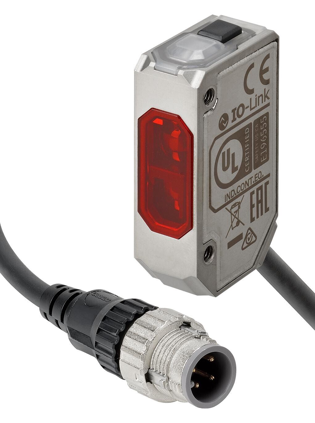 Omron Industrial Automation E3As-L80Md-M1Tj  0.3M Photo Sensor, Background Suppress, 80Mm