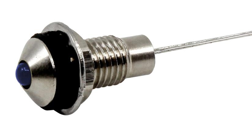 Vcc / Visual Communications Company Cdlb-0-8711-9909-I Led Panel Indicator, 6Mm, Blu, 12Vdc