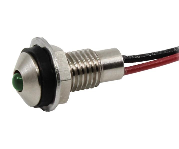 Vcc / Visual Communications Company Cdlb-1-2700-9920-I Led Panel Indicator, 6Mm, Grn, 120Vac