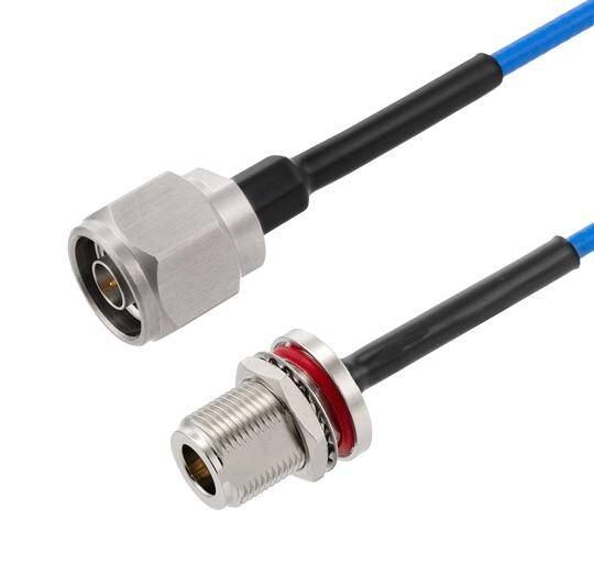 L-Com Lcca30010-Ft4 Rf Cable, N-Type Plug-Jack, 4Ft