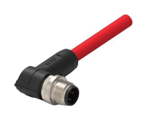Te Connectivity Tad14241311-002 Sensor Cord, 4P M12 Plug-Free End, 3.3'