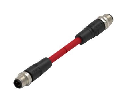 Te Connectivity Tad14741311-001 Sensor Cord, 4P, M12 Plug-Plug, 500Mm
