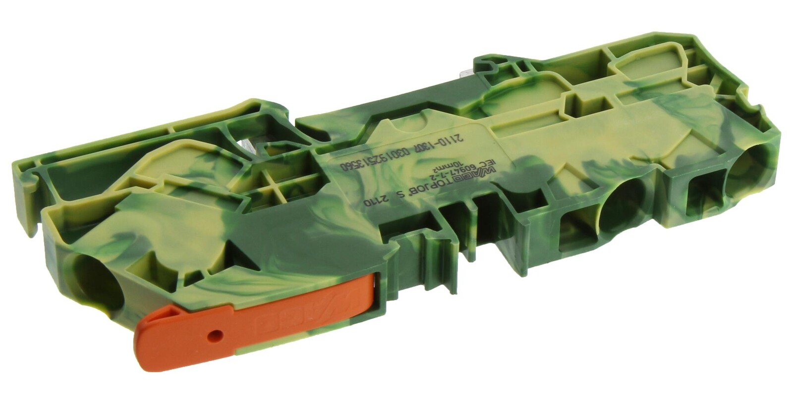 Wago 2110-1307 Terminal Block, Din Rail, 3Pos, 20-6Awg