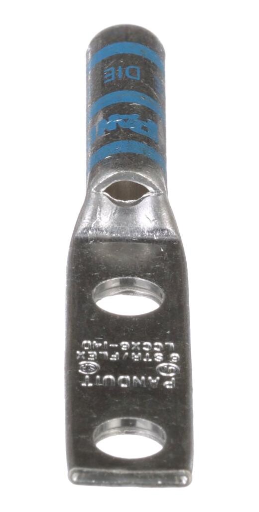 Panduit Lccx6-14D-L Terminal, Compression Lug, M6, 6Awg