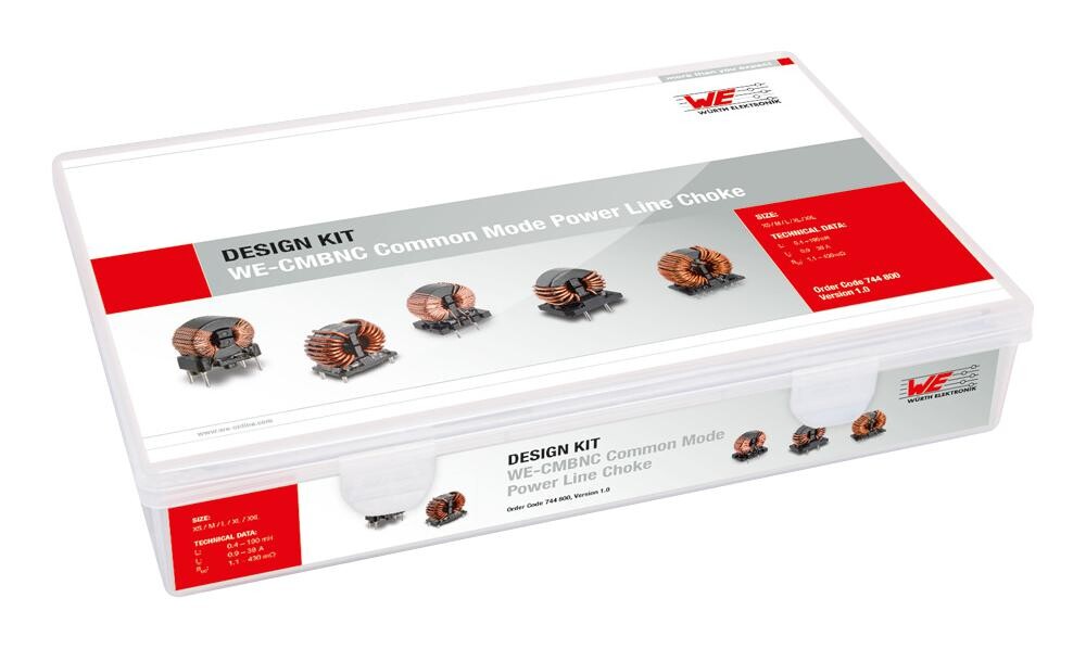 Wurth Elektronik 744800 Design Kit, Common Mode Power Line Choke