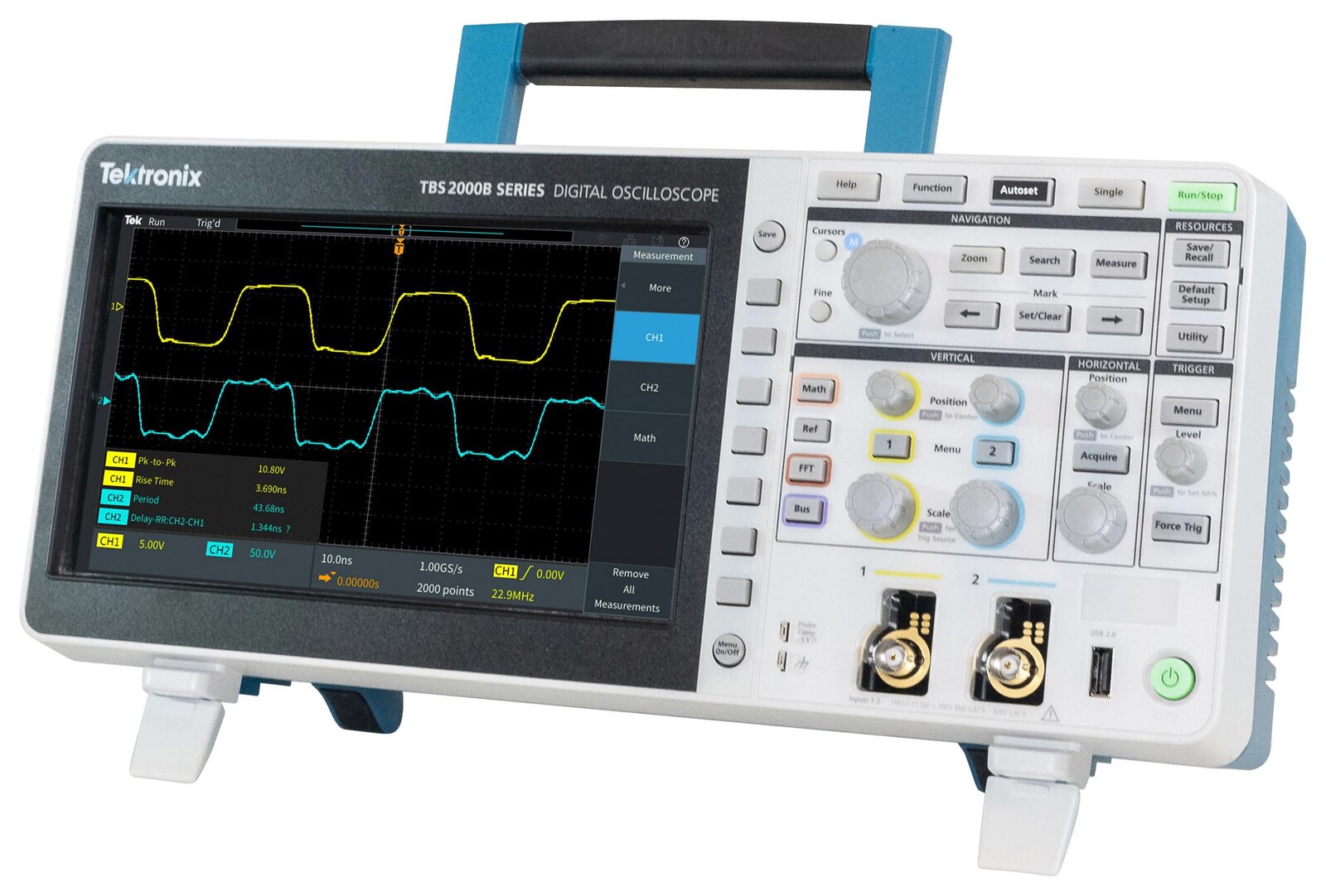 Tektronix Tbs2102B Dso, 2Ch, 100Mhz, 2Gsps, 5Mpts