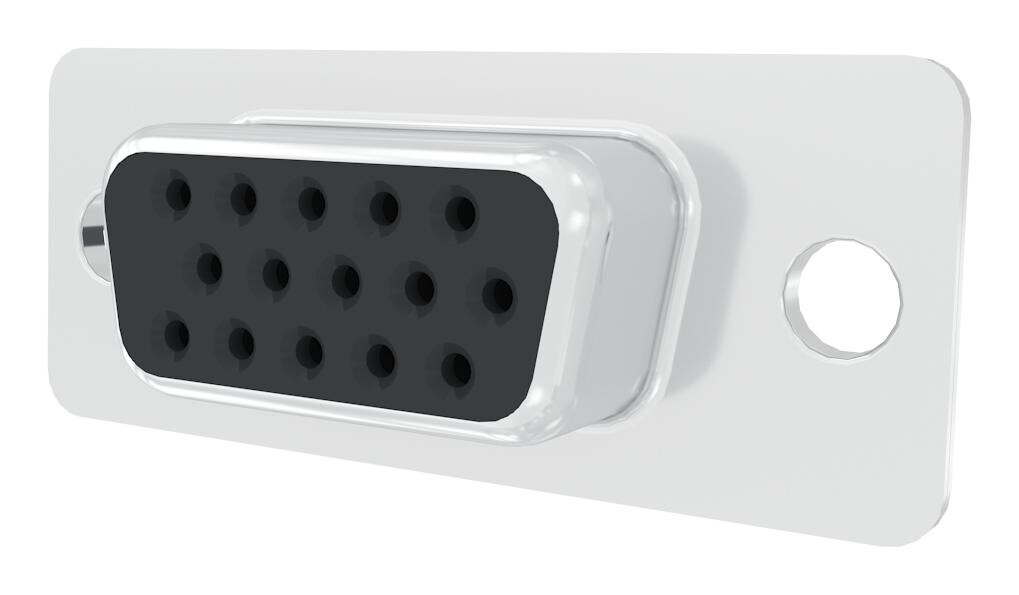 Amphenol Communications Solutions L177Hre15S D-Sub Housing, Rcpt, De, 15Pos