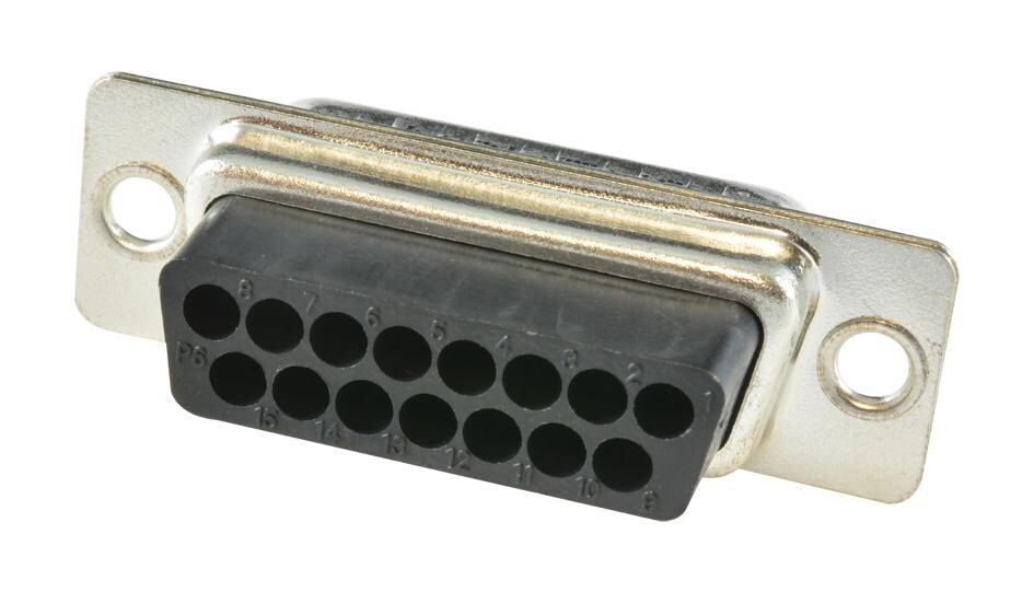Amphenol Communications Solutions L777Rra15P D-Sub Housing, Plug, 15Pos, Da, Metal