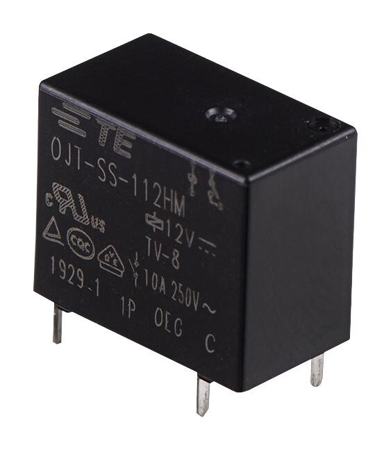 Te Connectivity 2071507-1 Power Relay, Spst, 12Vdc, 10A, Tht