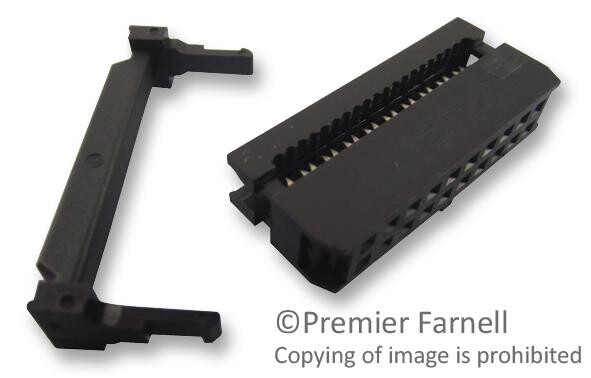 Wurth Elektronik 61202023021 Socket, 2.54Mm, Idc, W/strain, 20Way