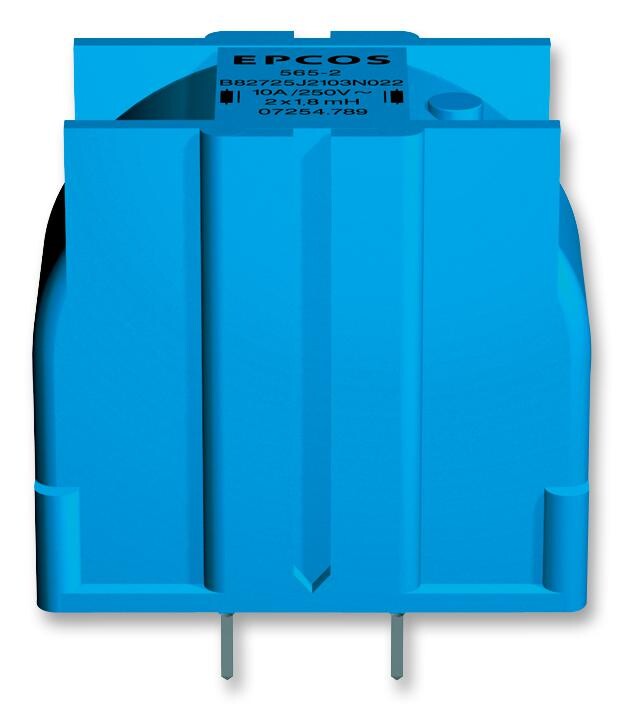 Epcos B82725J2103N022 Choke, Ring Core, Double, 1.8Mh, 10A
