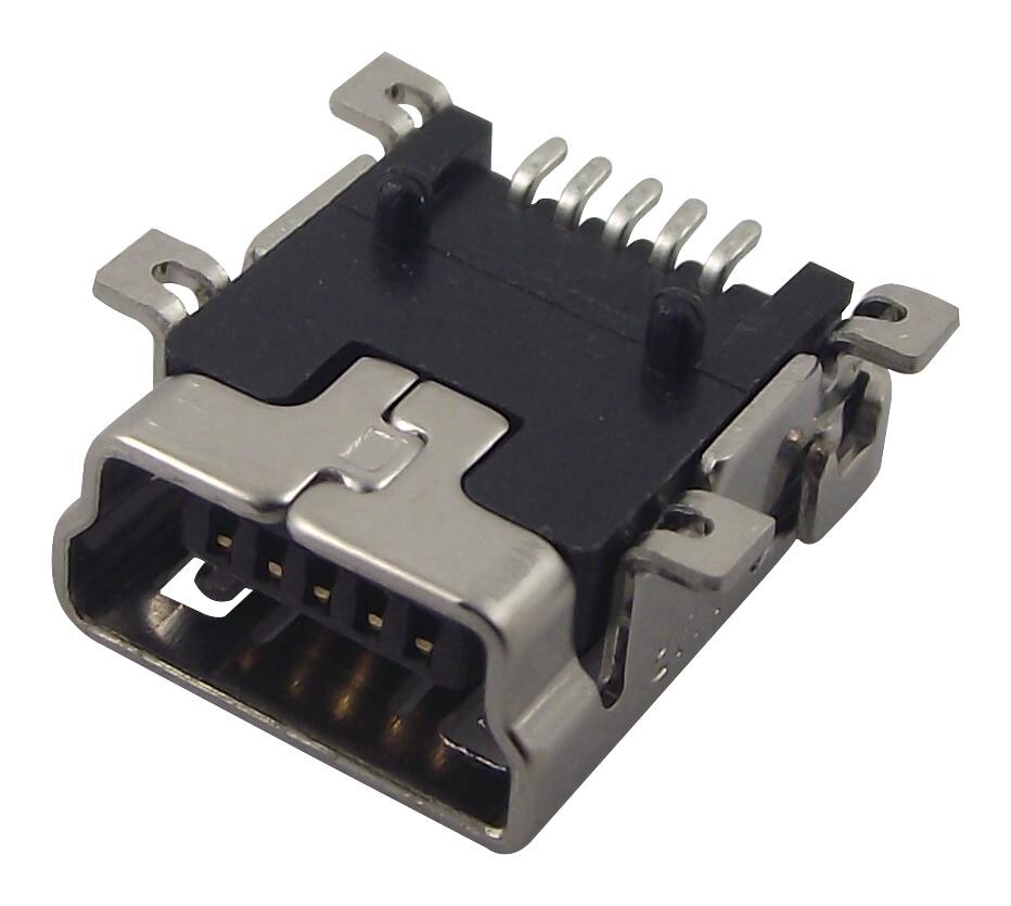 Amp - Te Connectivity 1734035-1 Mini Usb, 2.0 Type B, Receptacle, Smt