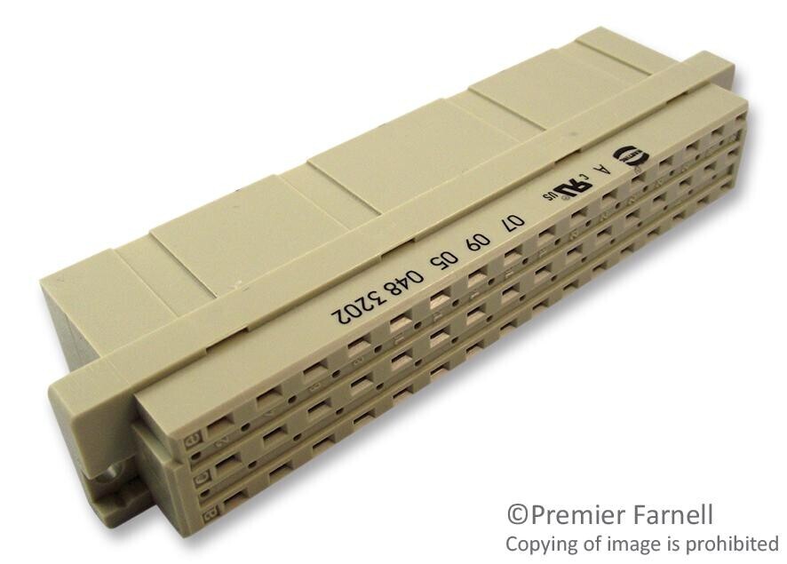 Harting 09 05 048 3202 Pc Board Connector, Din 4