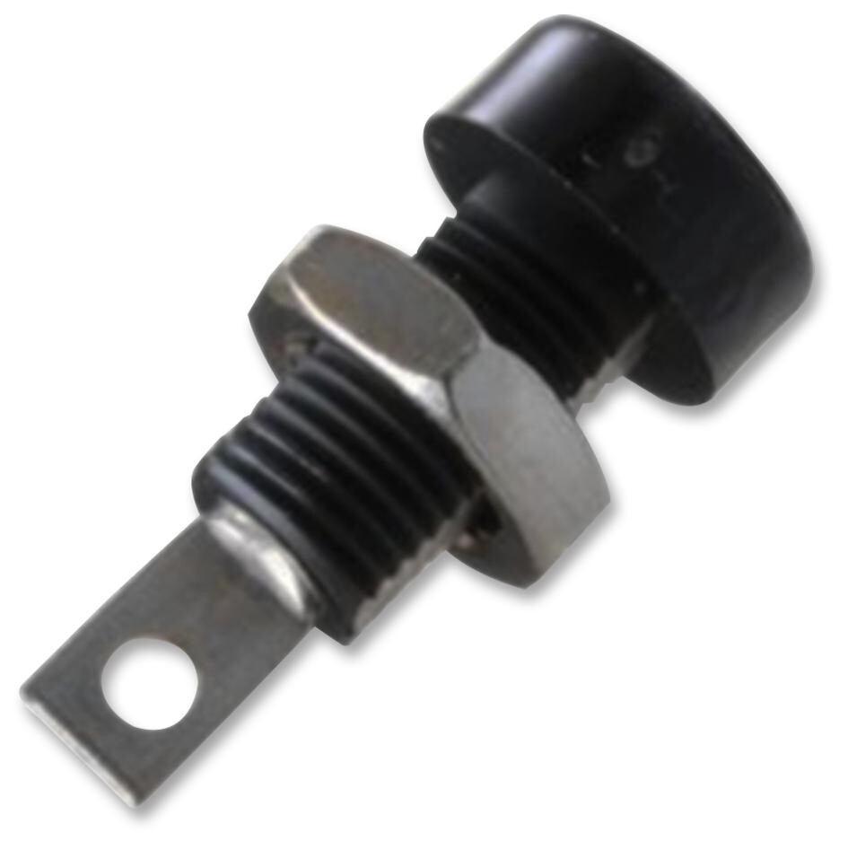 Johnson - Cinch Connectivity 108-0903-001 Banana Socket, 15A, 4Mm, Panel, Black