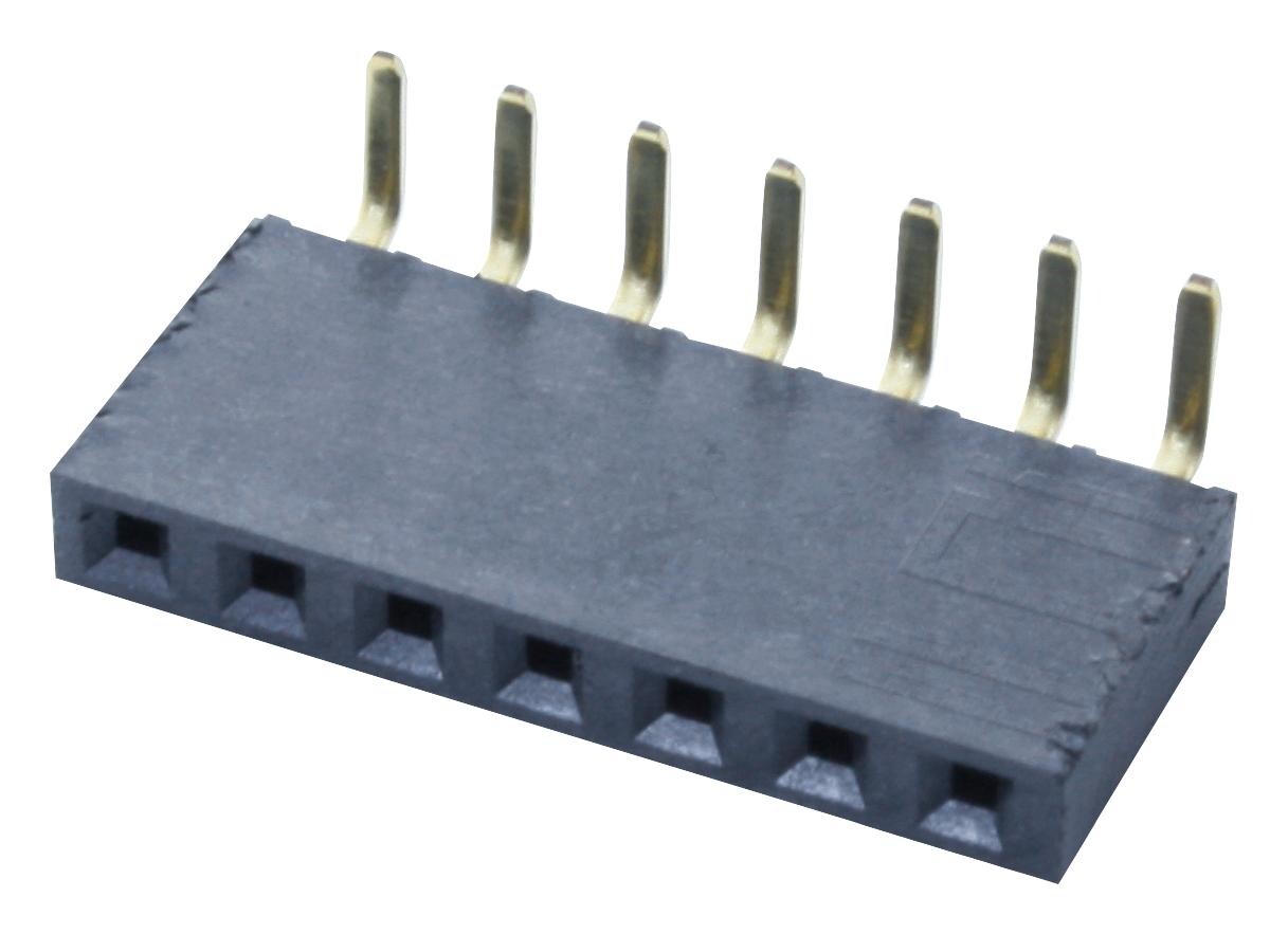 Samtec Ssw-107-02-G-S-Ra Receptacle, 2.54Mm, R/a Single, 7Way