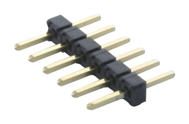 Samtec Tmm-106-01-G-S Header, 2Mm, Single Thru Hole,  6Way