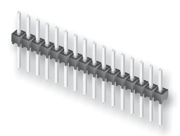 Samtec Tsw-112-07-G-S Header, 2.54Mm, Single, 12Way