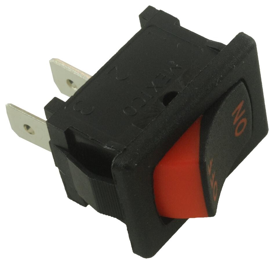 Carling Technologies 651122-Bb-1V Switch, Rocker, Spst, 12A, 250V, Black
