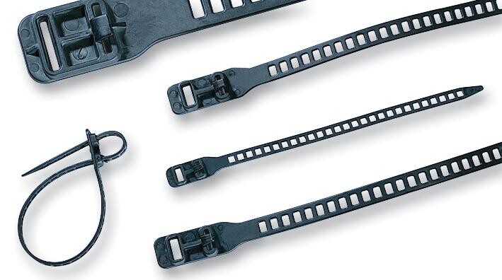 Hellermanntyton 115-07190 Cable Tie, Soft, Rel, 190X7Mm, Pk16