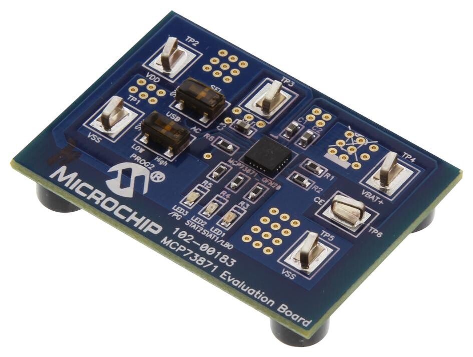 Microchip Mcp73871Ev Batt Charger, Evaluation Board