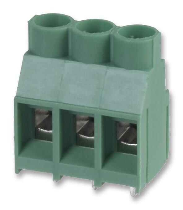 Camdenboss Ctb04Vz/3 Terminal Block, Wire To Brd, 3Pos, 10Awg