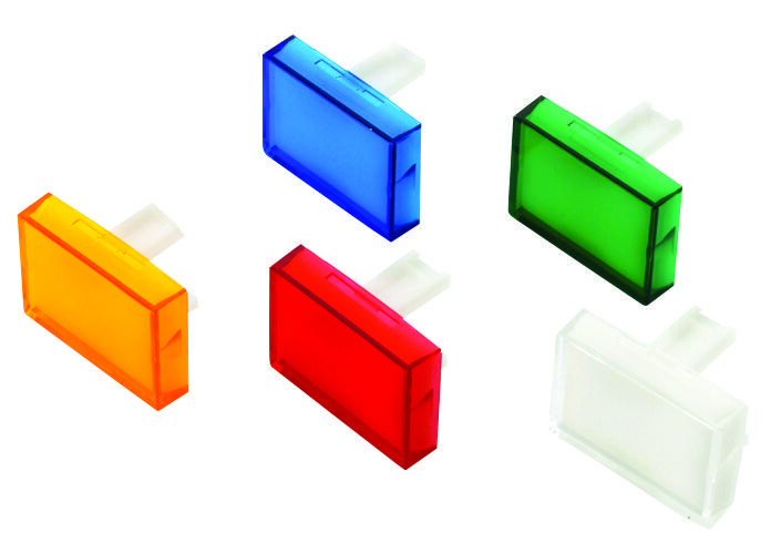 Eao 31-903.4 Lens, Rectangular, Yellow