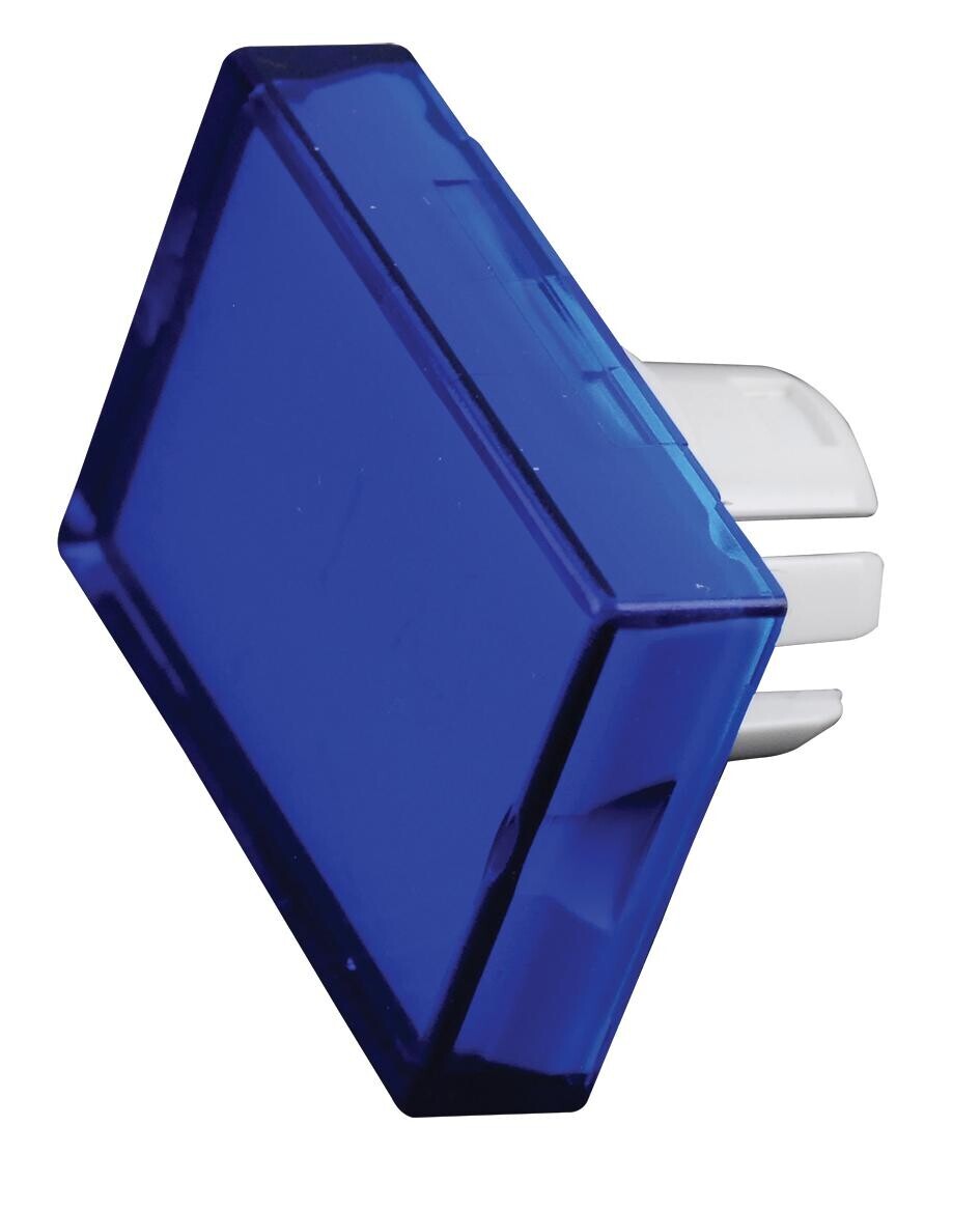 Eao 51-903.6. Lens, Rectangular, Blue