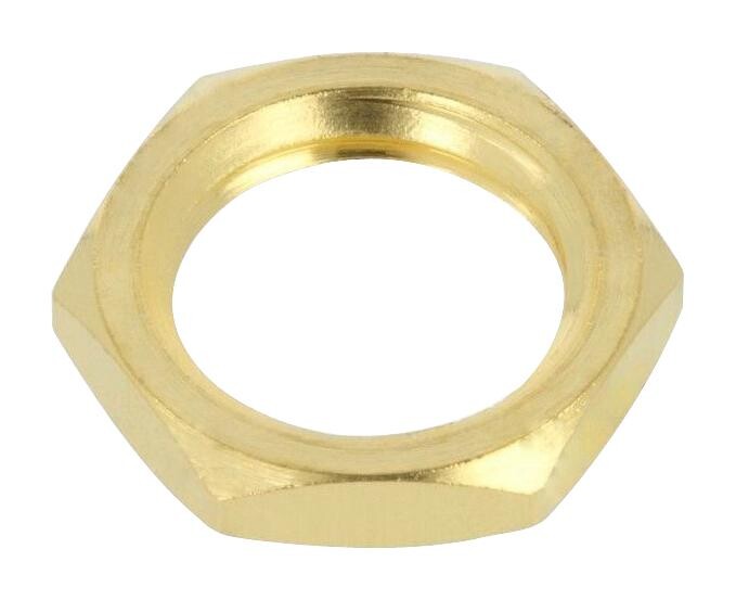 Amphenol Rf 132-Nut Sma Gld Hex Nut, Sma Jack, Brass, Gold