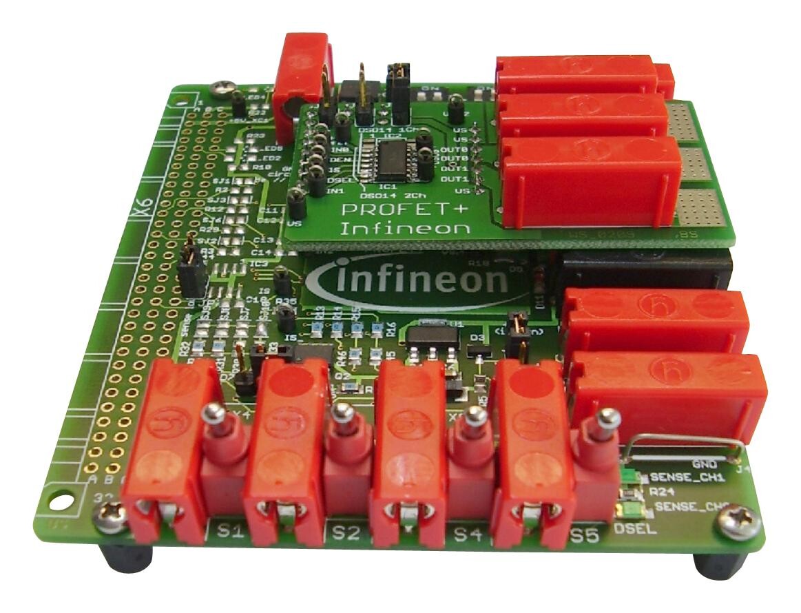 Infineon Profetmotherbrdtobo1 Demo Board, High Side / Low Side Switch