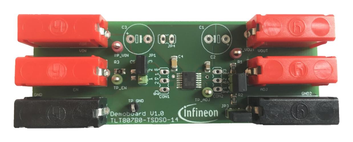 Infineon Tlt807B0Epvboardtobo1 Demo Board, Low Dropout Linear Regulator