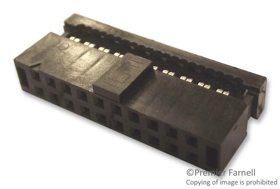 Samtec Ffsd-06-01-S-N . Idc Connector, Rcpt, 26Pos, 2Row, 1.27Mm