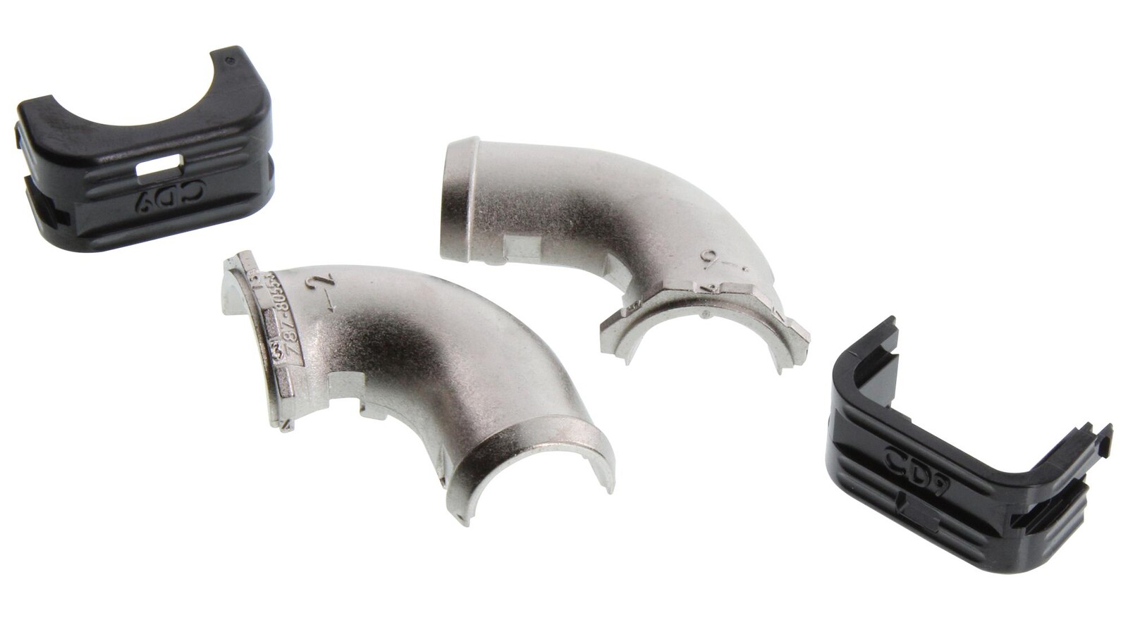 Te Connectivity 787-8055-30M Rectangular Power Backshell, 90Deg