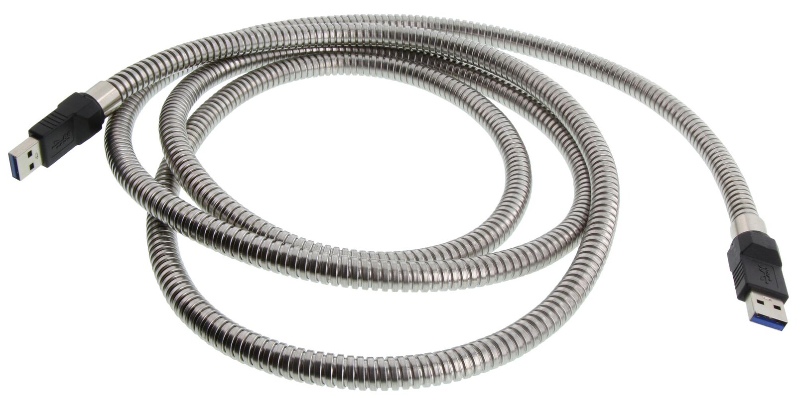 L-Com U3A00069-2M Usb Cable, 3.0 A Plug-A Plug, Blu, 6.6Ft