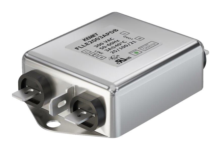Kemet Flle2006Apdb Power Line Filter, Standard, 6A, 300V