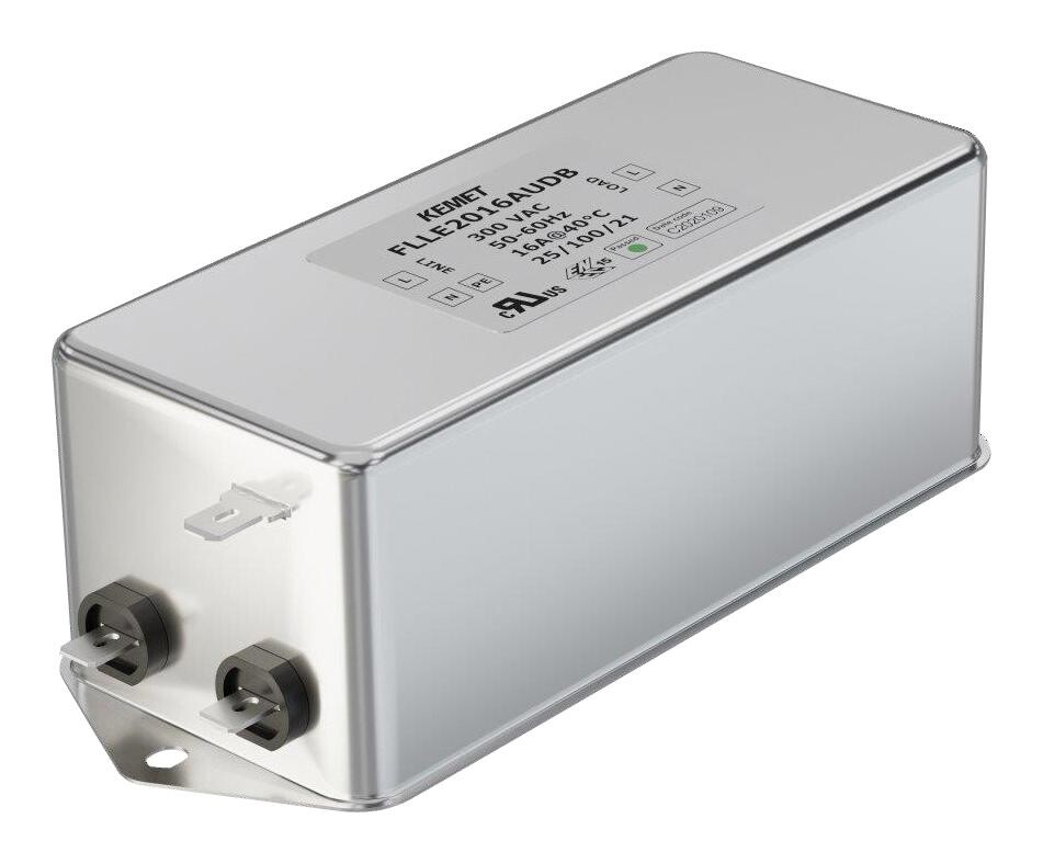 Kemet Flle2016Audb Power Line Filter, Standard, 16A, 300V