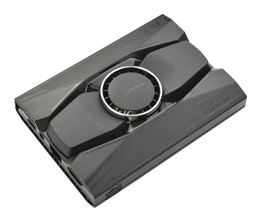 Dfrobot Fit0550 Titan Case, Sbc, Blk, Abs/polycarbonate