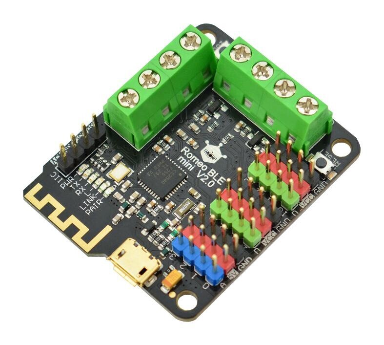 Dfrobot Dfr0351 Romeo Ble Mini Ver2 Board, 8Bit Avr Mcu