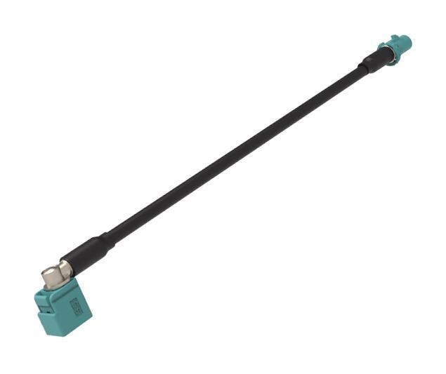 Amphenol Rf 095Fjzfpzagm500 Rf Coax Cable, Fakra R/a Jack-Plug/16.4