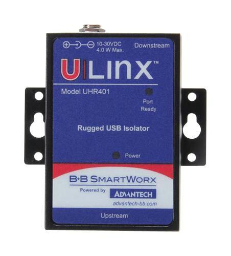 Advantech Bb-Uhr401. Ruggedized Usb Isolator, 1-Port, 12Mbps