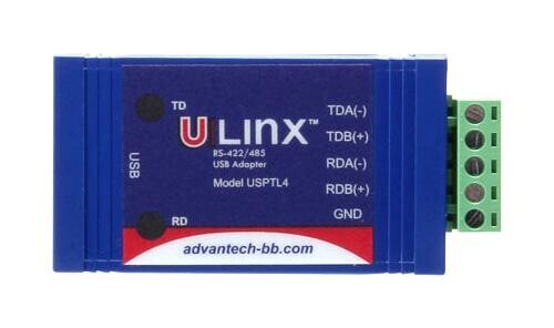 Advantech Bb-Usptl4. In-Line Converter, Usb To Rs-422/485 Tb