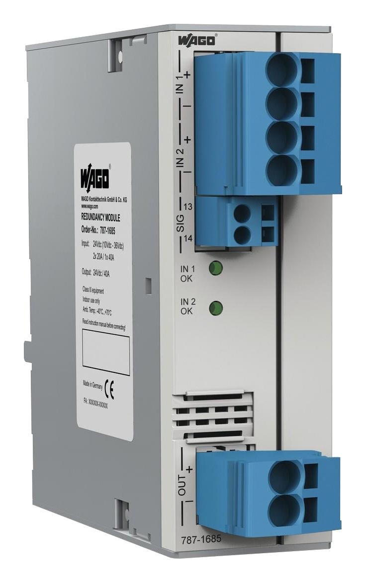 Wago 787-1685 Redundancy Module, Ac-Dc Power Supply