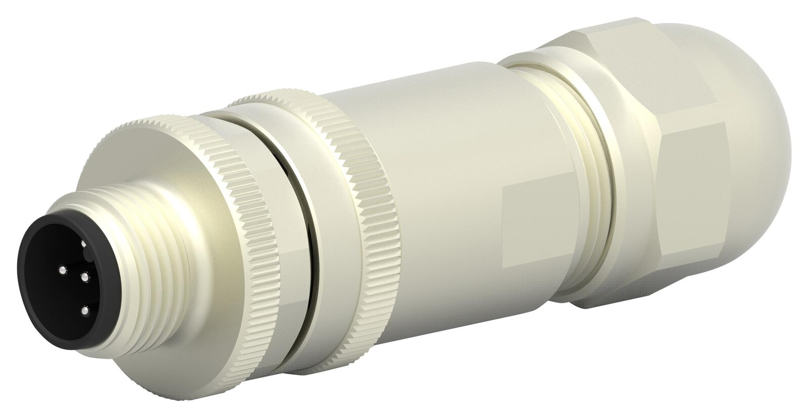 Amp - Te Connectivity T4111012051-000 Sensor Connector, M12, Plug, 5Pos