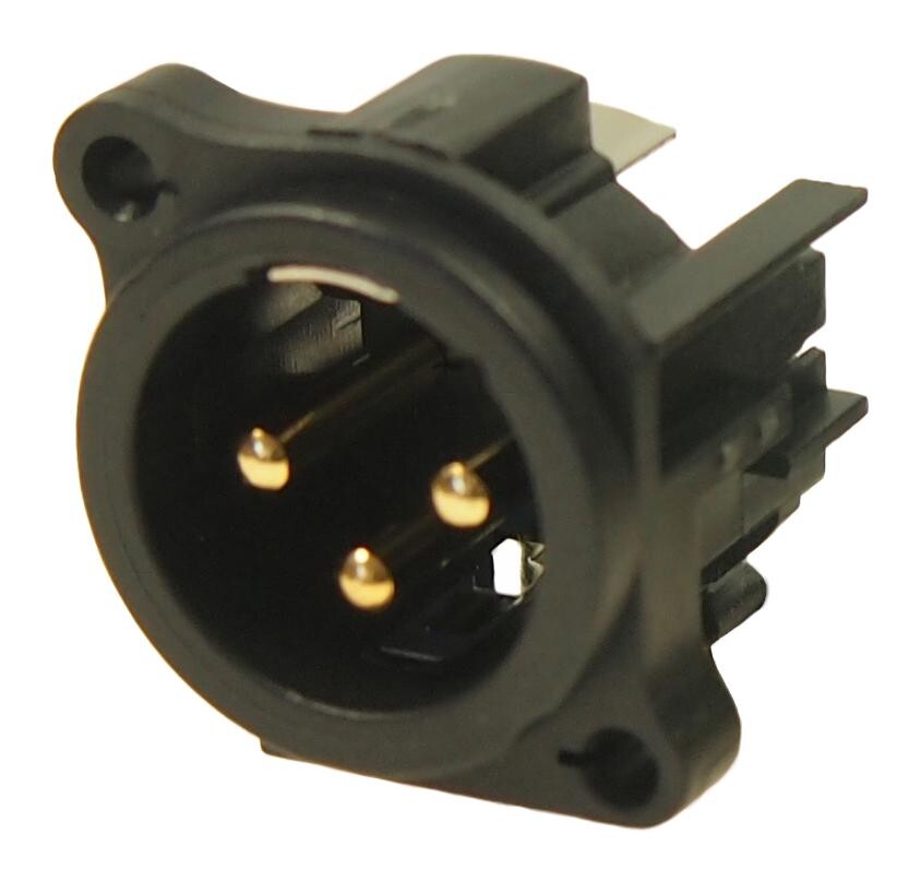 Cliff Electronic Components Cp300252 Xlr Connector, R/a Plug, 3Pos, Pcb